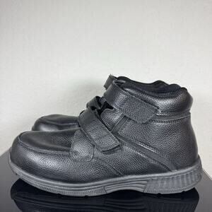 Orthofeet Glacier Gorge Men's Size 11 2E Black Leather Orthopedic Boots